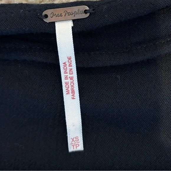 FREE PEOPLE Wrap Tunic in Black - Picture 4 of 5